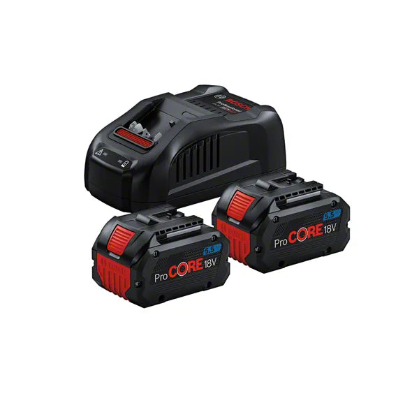 Bosch 2xPC 18V5.5Ah + GAL1880CV Battery Charger
