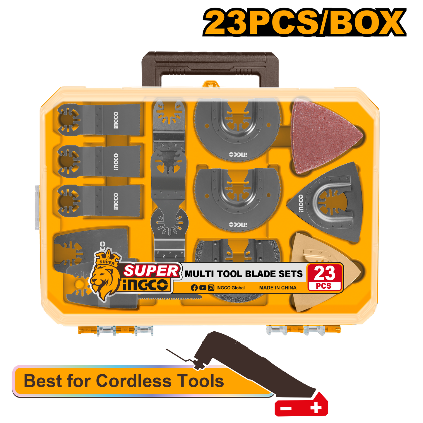 Ingco Multi-tool Blade Set 23 Pcs