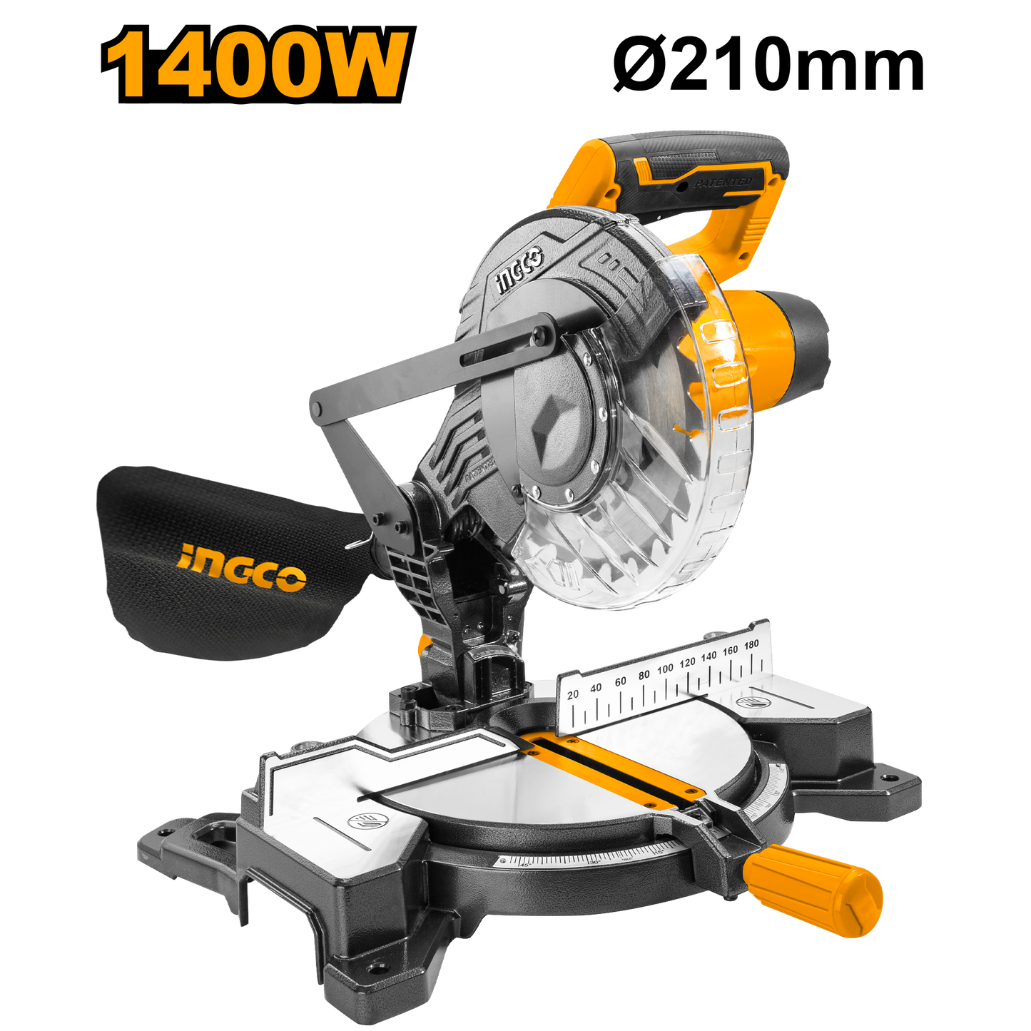 Ingco Mitre Saw 1400W Blade 210Mm BMS14002