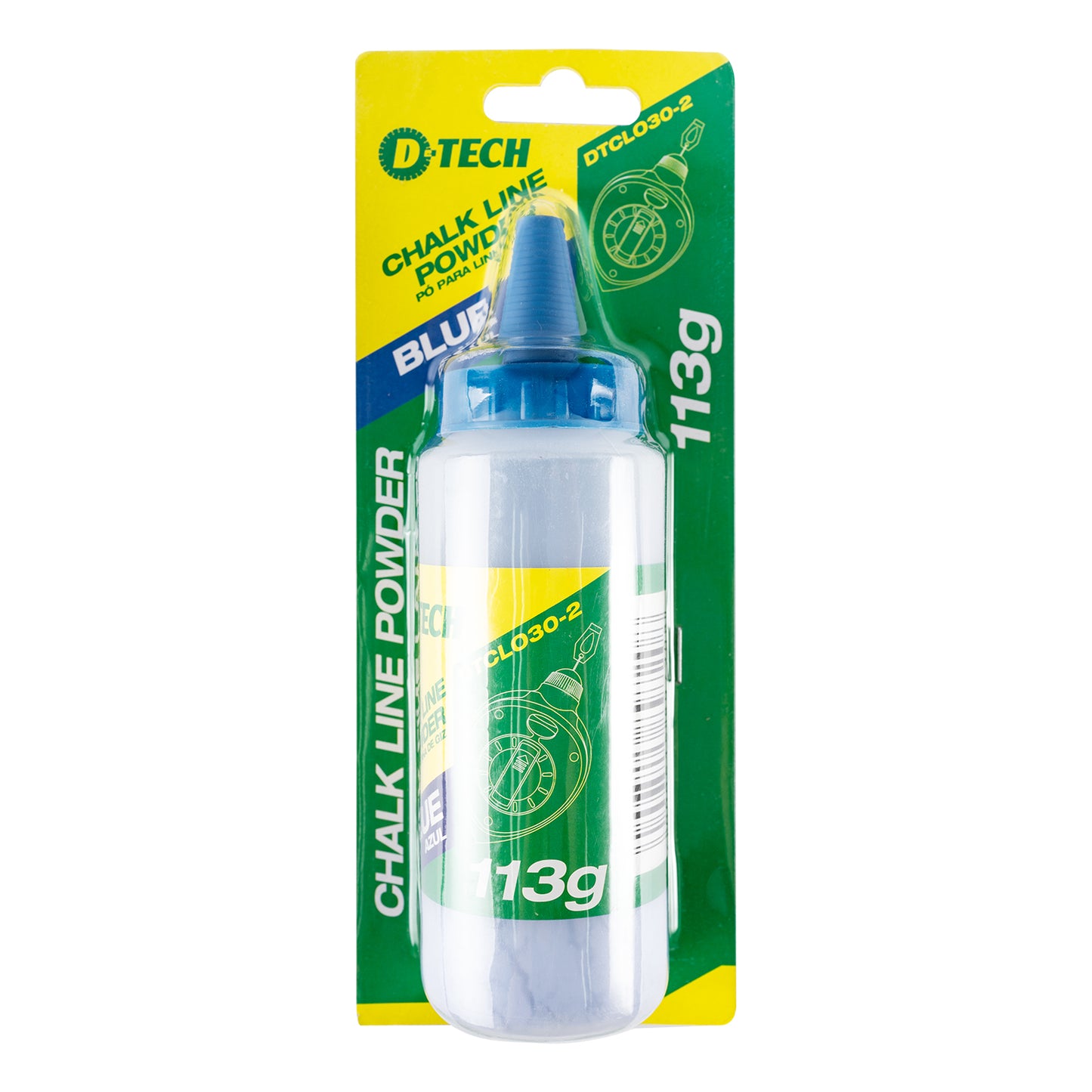 D-Tech Chalk Refill 113G Blue For Chalk Line Reel
