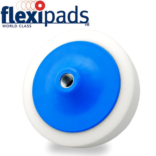 Flexipads White Compounding Sponge 5/8Unc Blue Backing