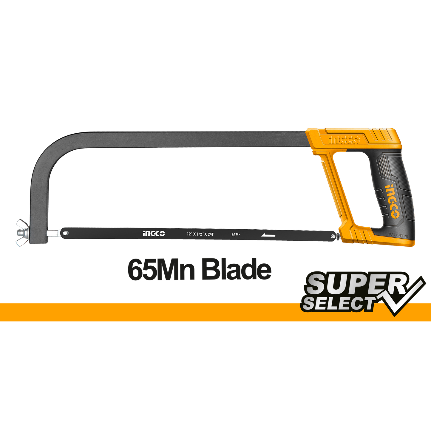 Ingco Hacksaw Frame 300Mm S/Grip Bl Blade