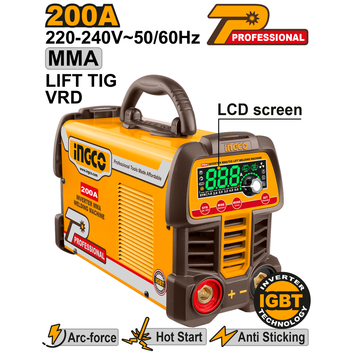 Ingco Inverter Welder 200A