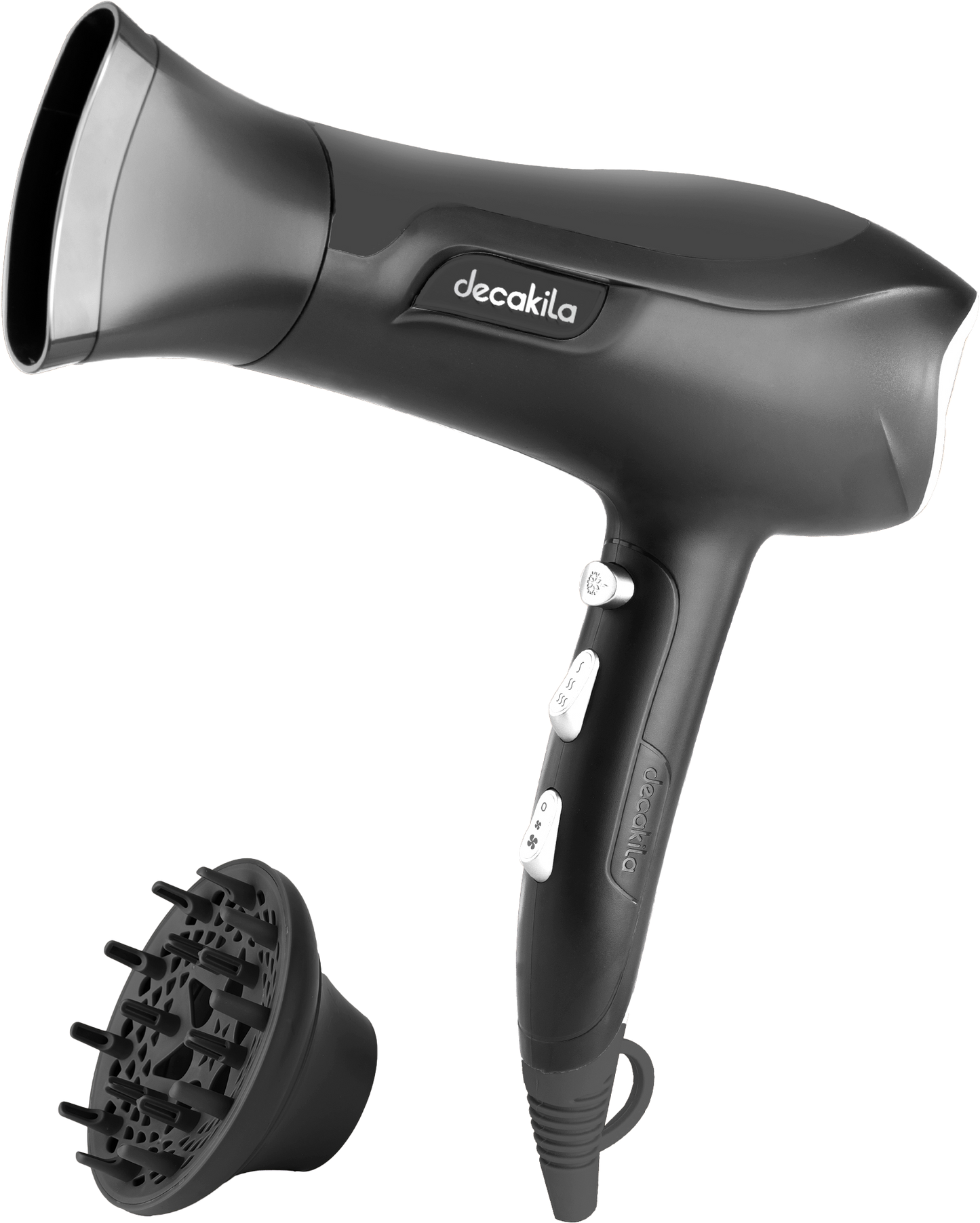 Decakila Hair Dryer Ionic Function 1800-2200W & Acc Black