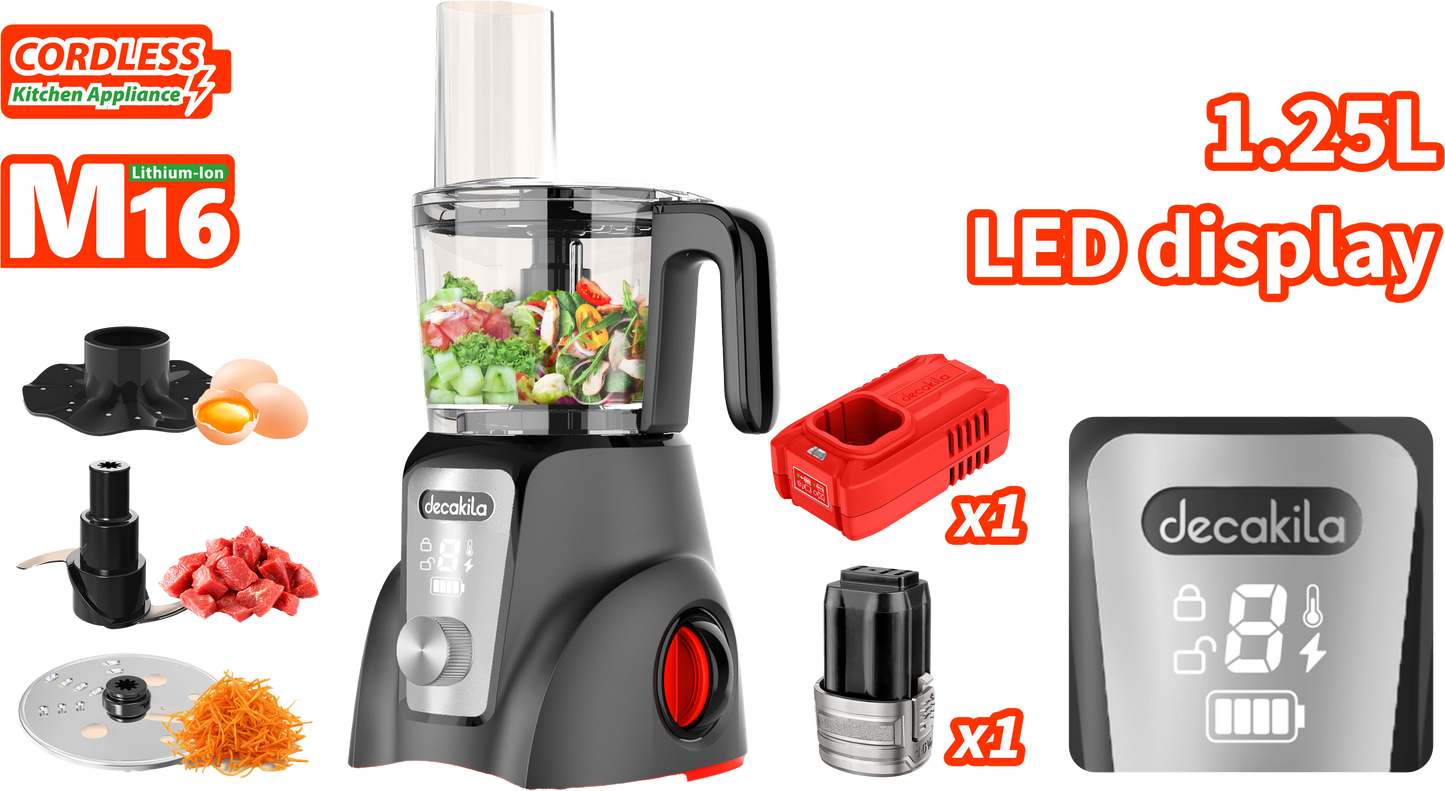 Decakila 16V Cordless food processor kit