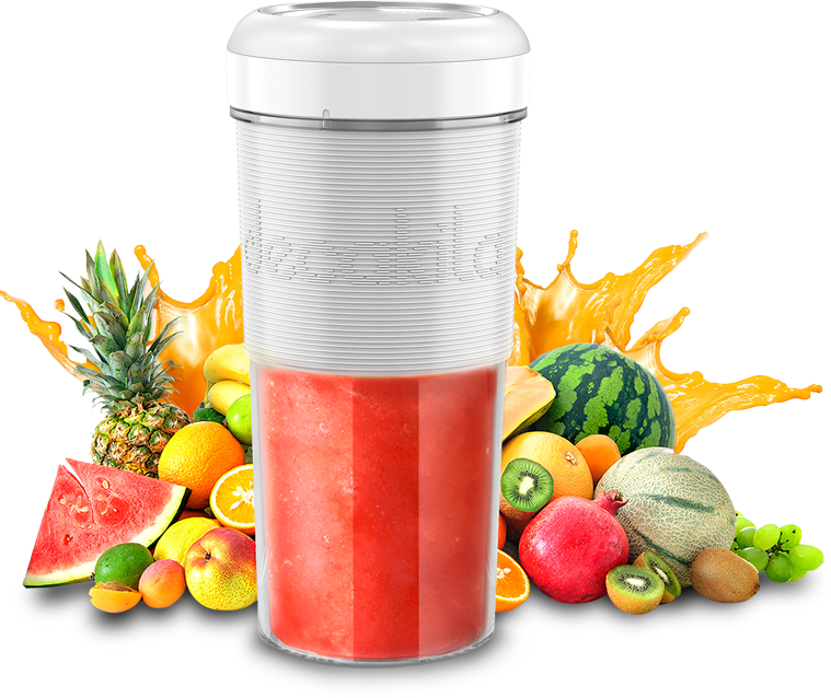 Decakila Cordless Portable Blender 300ML 7.4V White