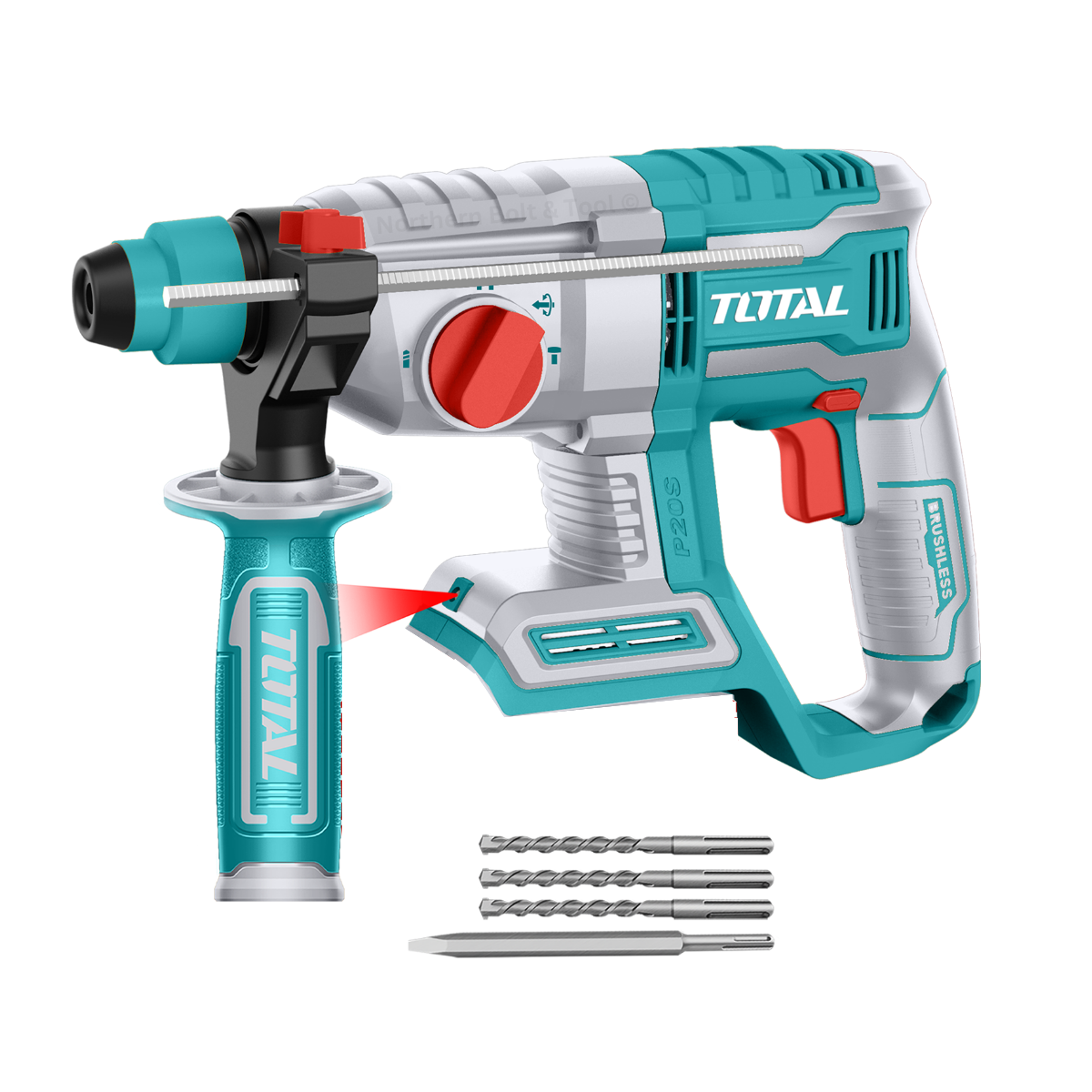 Total Cordless Rotary Hammer Drill 20V TRHLI20208