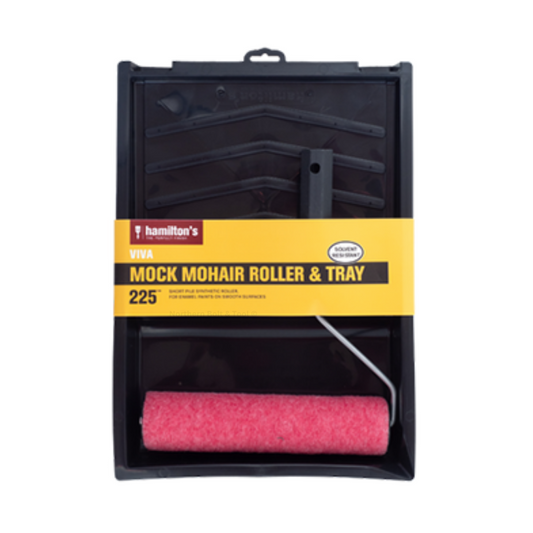 Hamilton's Viva Mock Mohair Roller and Tray Set 225MM