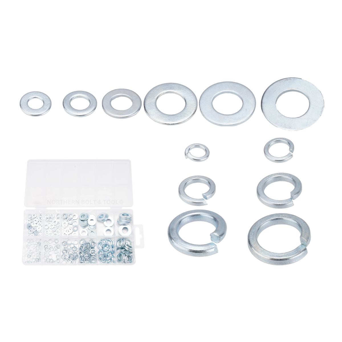 Wadfow washers kit 350 Piece WVW1B01