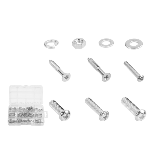 Wadfow Screw and hex nut kit 324 Piece WXSBB02Wadfow Screw and hex nut kit 324 Piece WXSBB02