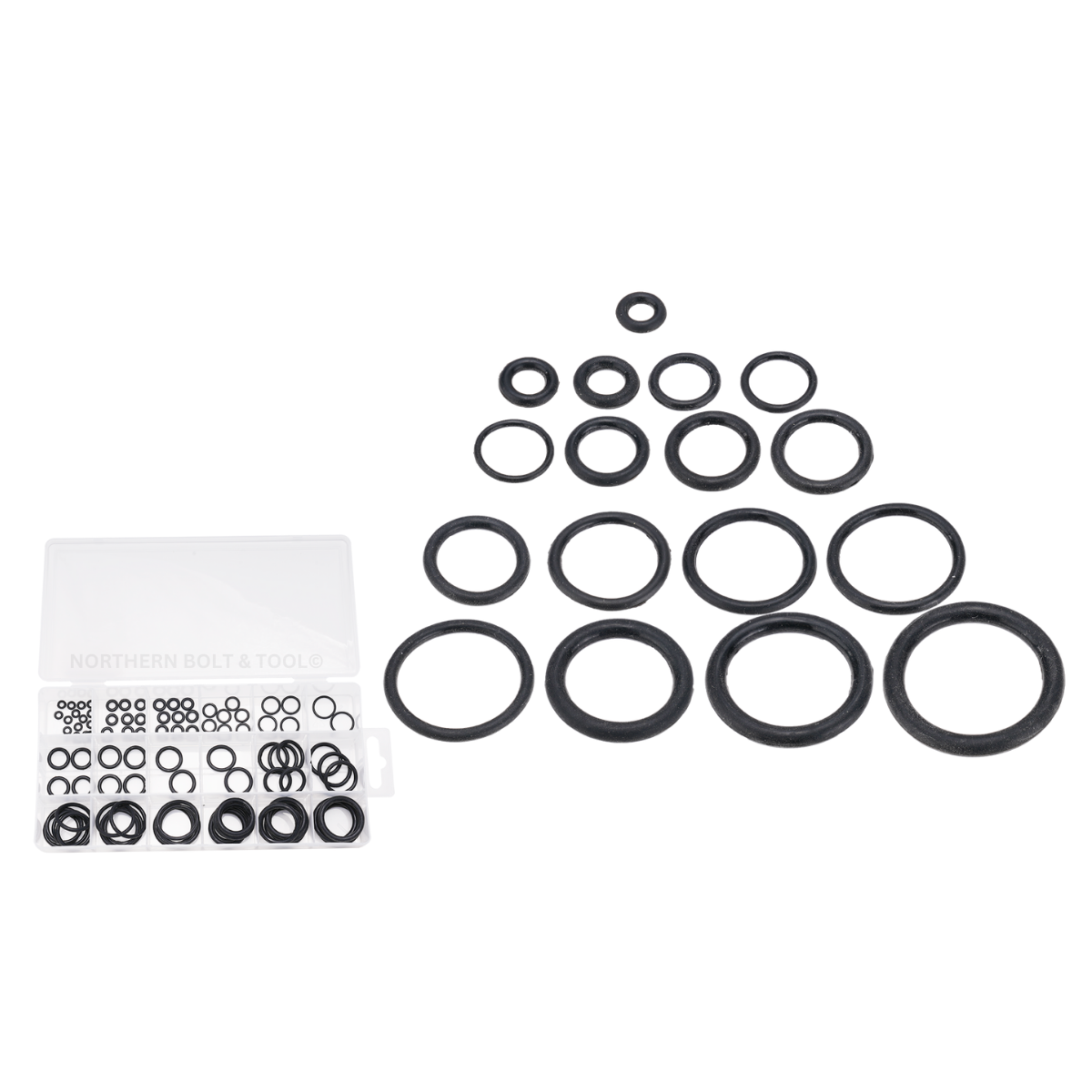 Wadfow O-ring assortment kit 125 Piece WJQ1B01