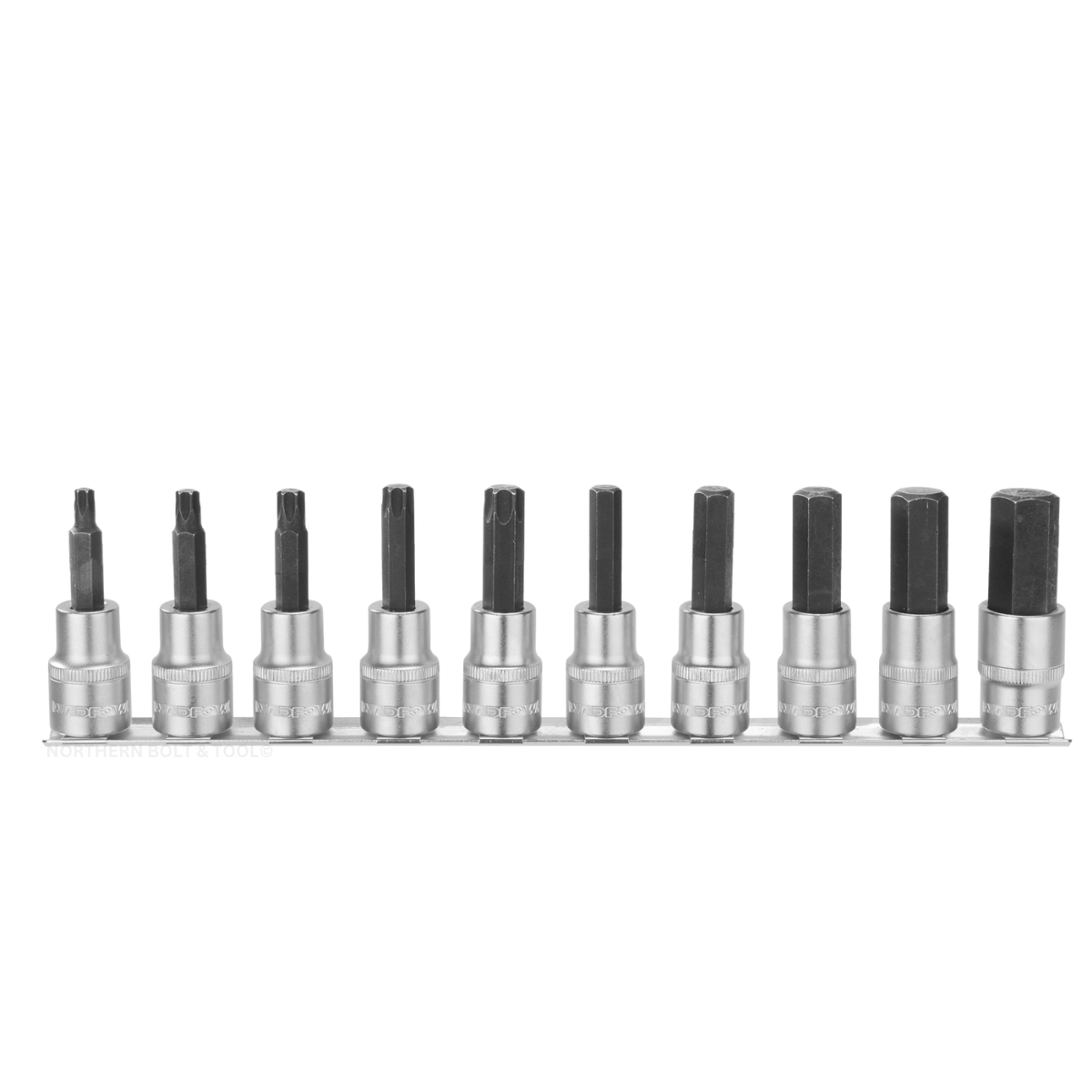 Wadfow  1/2"Drive Bit socket set 10 Piece WST1412