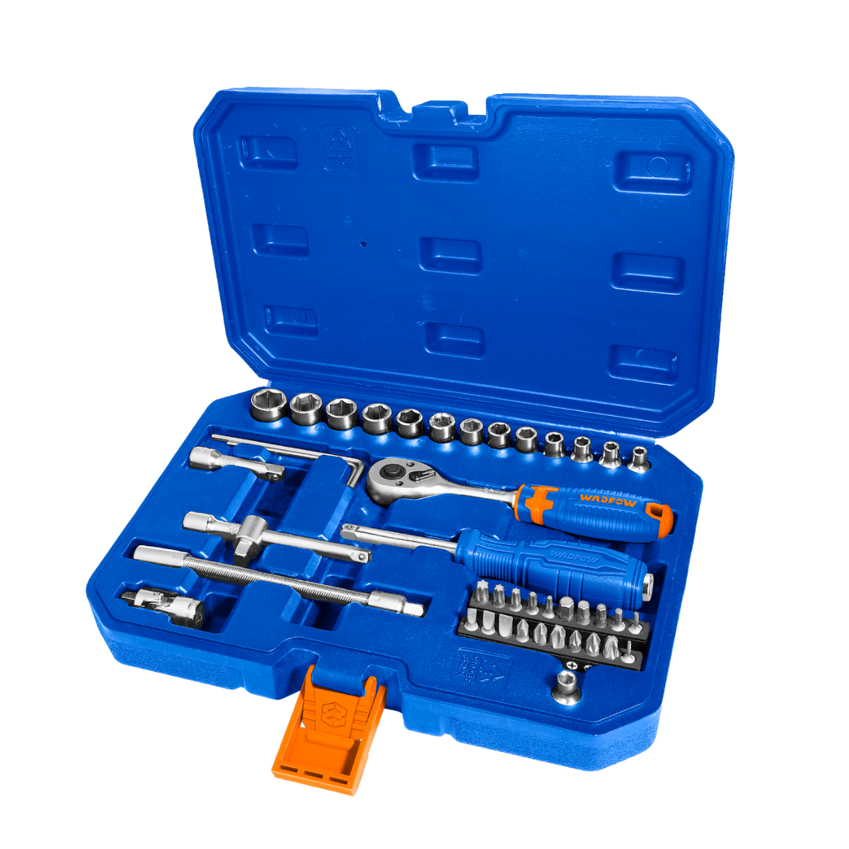 Wadfow 1/4" Drive socket set 45 Piece WST4D45