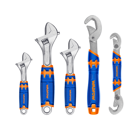 Wadfow Adjustable wrench set 5 Piece WAW275K