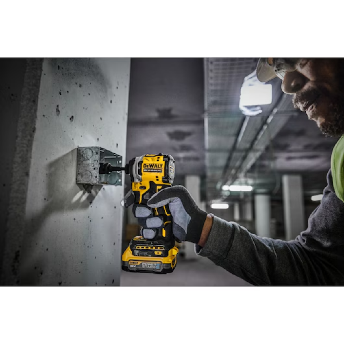 DeWalt Cordless Compact Impact Driver 18V XR Brushless Kit DCF850E1T-QW
