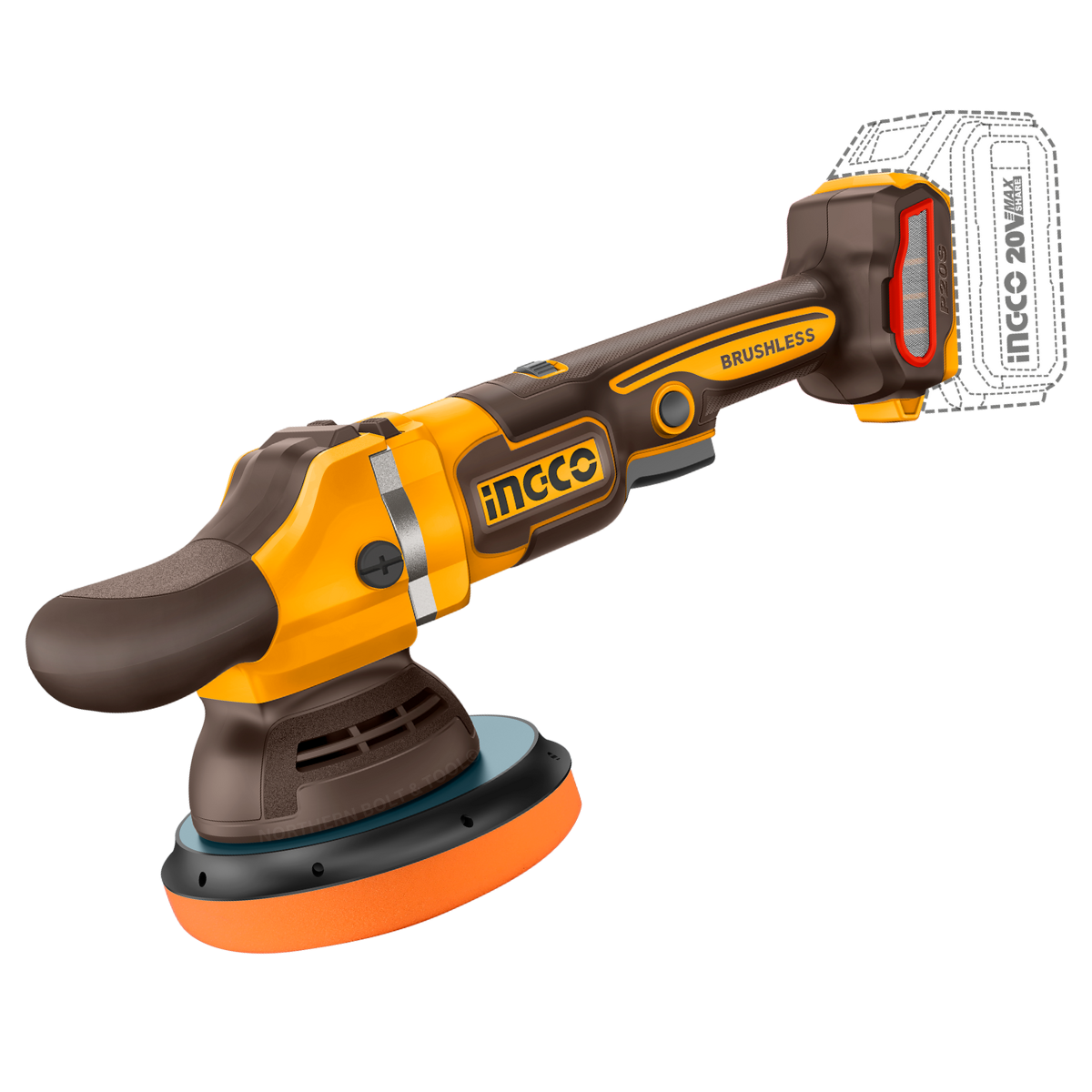 Ingco Cordless Polisher 20V (Tool only) APLI2015