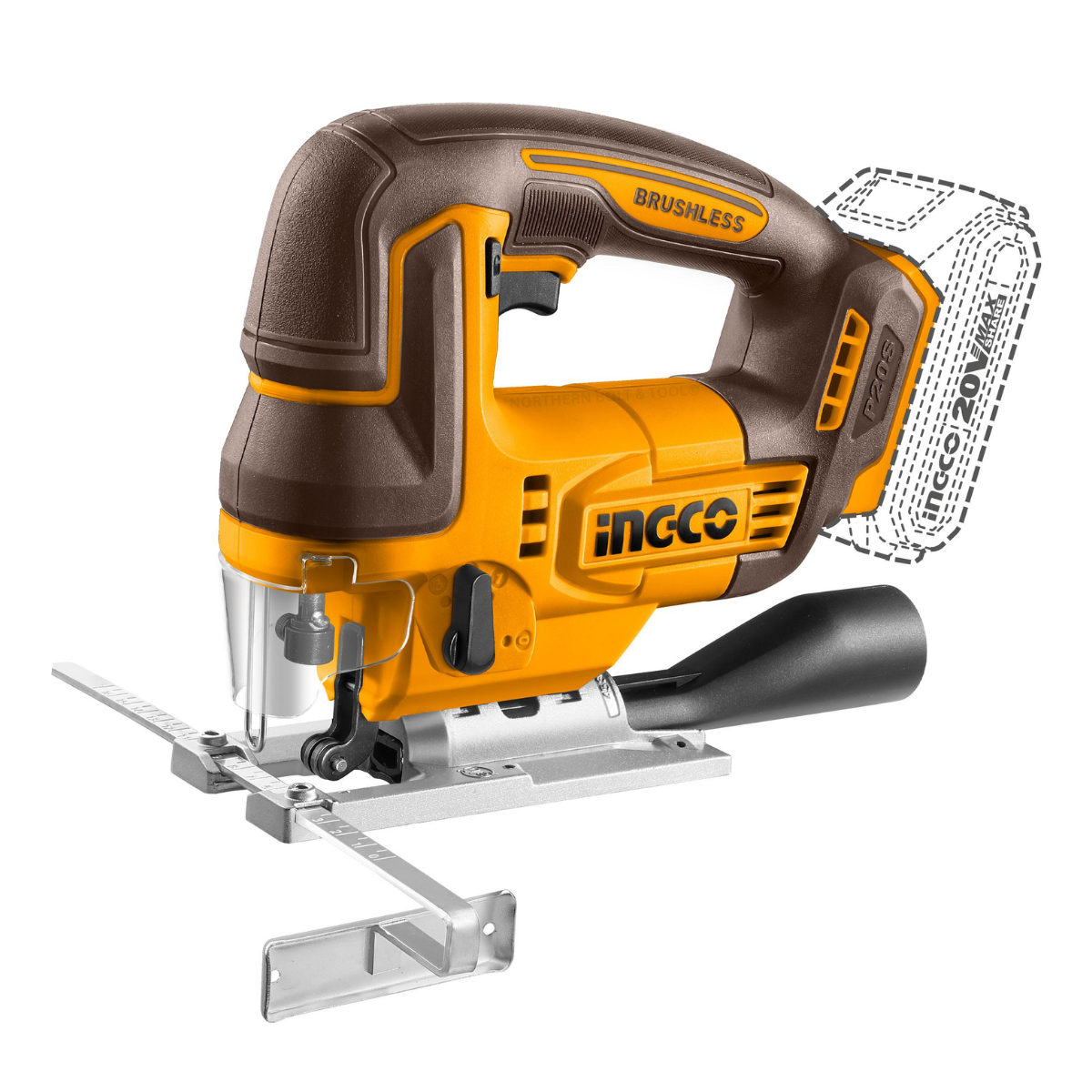 Ingco Cordless Jig Saw Brushless 20V (Tool only) CJSLI1008