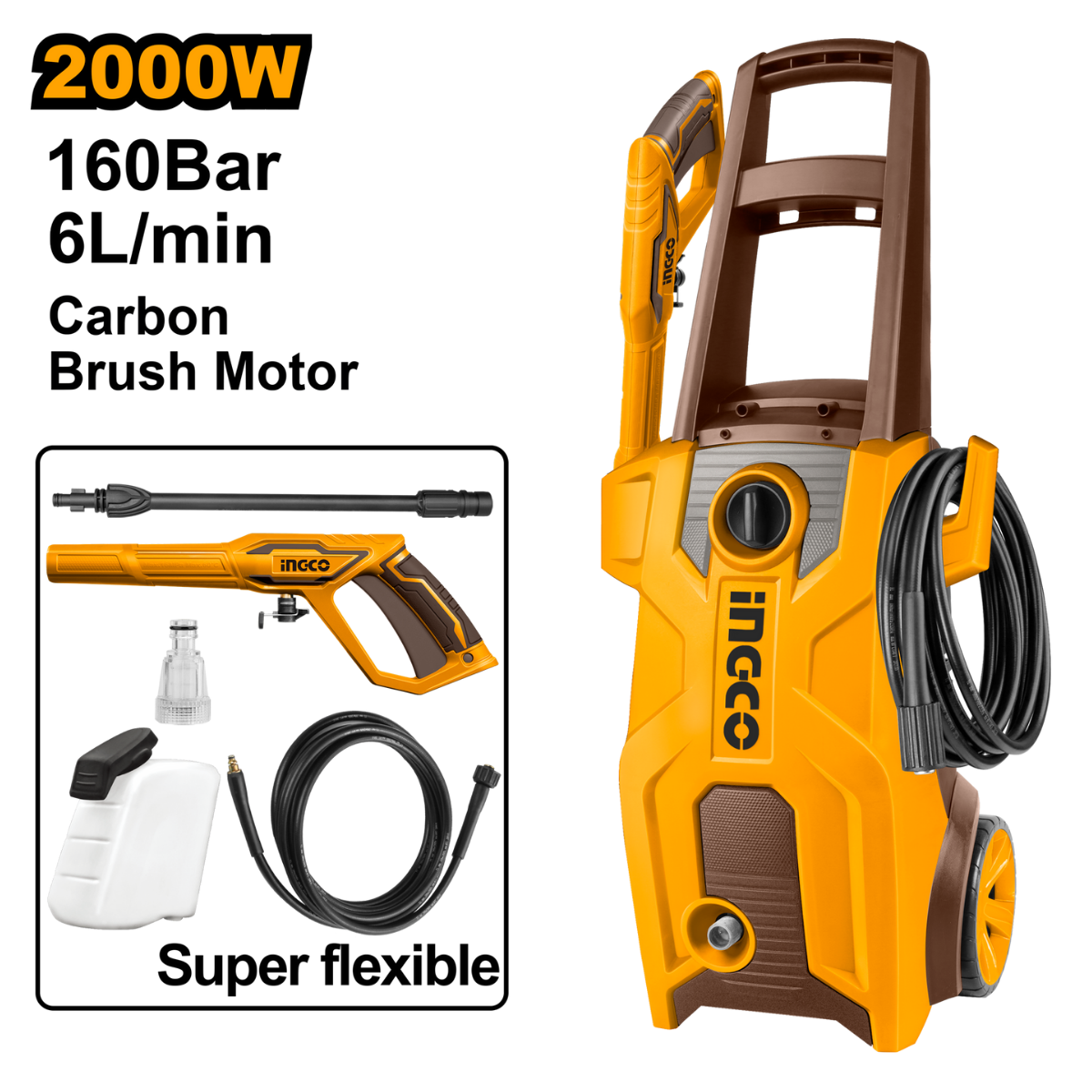 Ingco High Pressure Washer 2000W