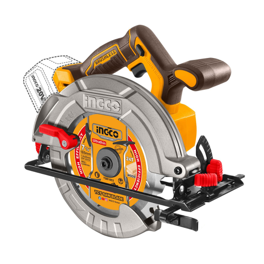 Ingco Cordless Circular Saw 185Mm 20V CSLI1851