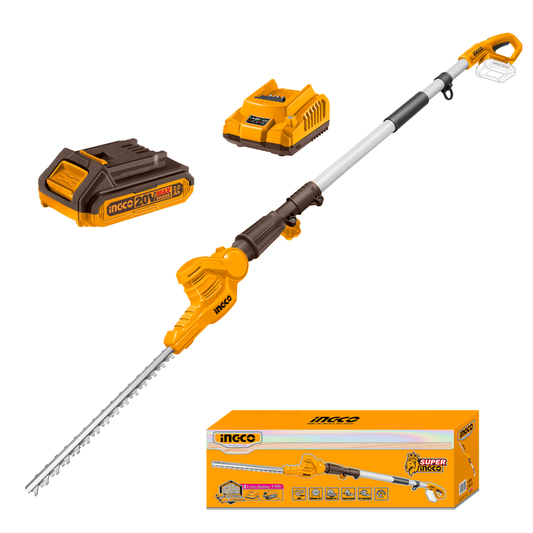 Ingco Cordless Pole Hedge Trimmer 20V Kit CPHT2016012
