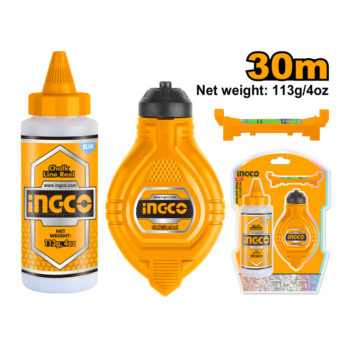 Ingco Chalk Line Reel Set HCLR0130