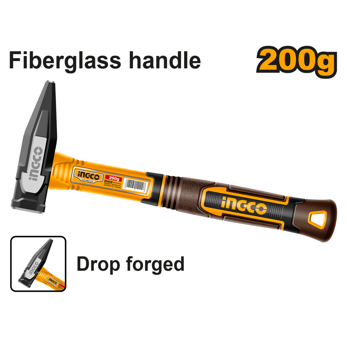 Ingco Machinist hammer 200g