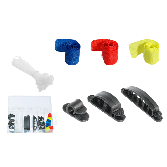 Wadfow 71 Piece Cable manager set WFKBB01