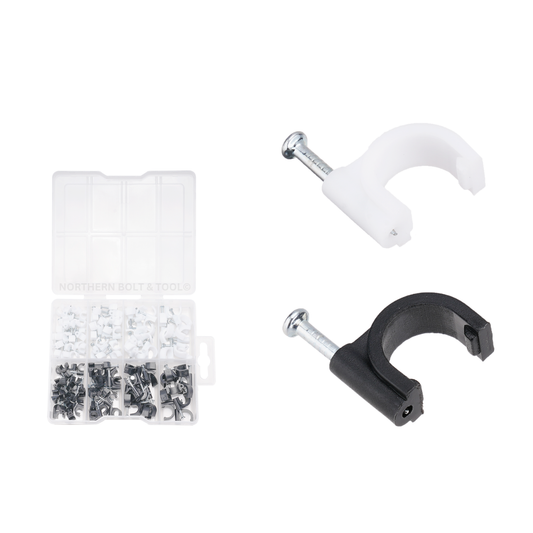 Wadfow 134 Piece cable clip kit WFQAB01