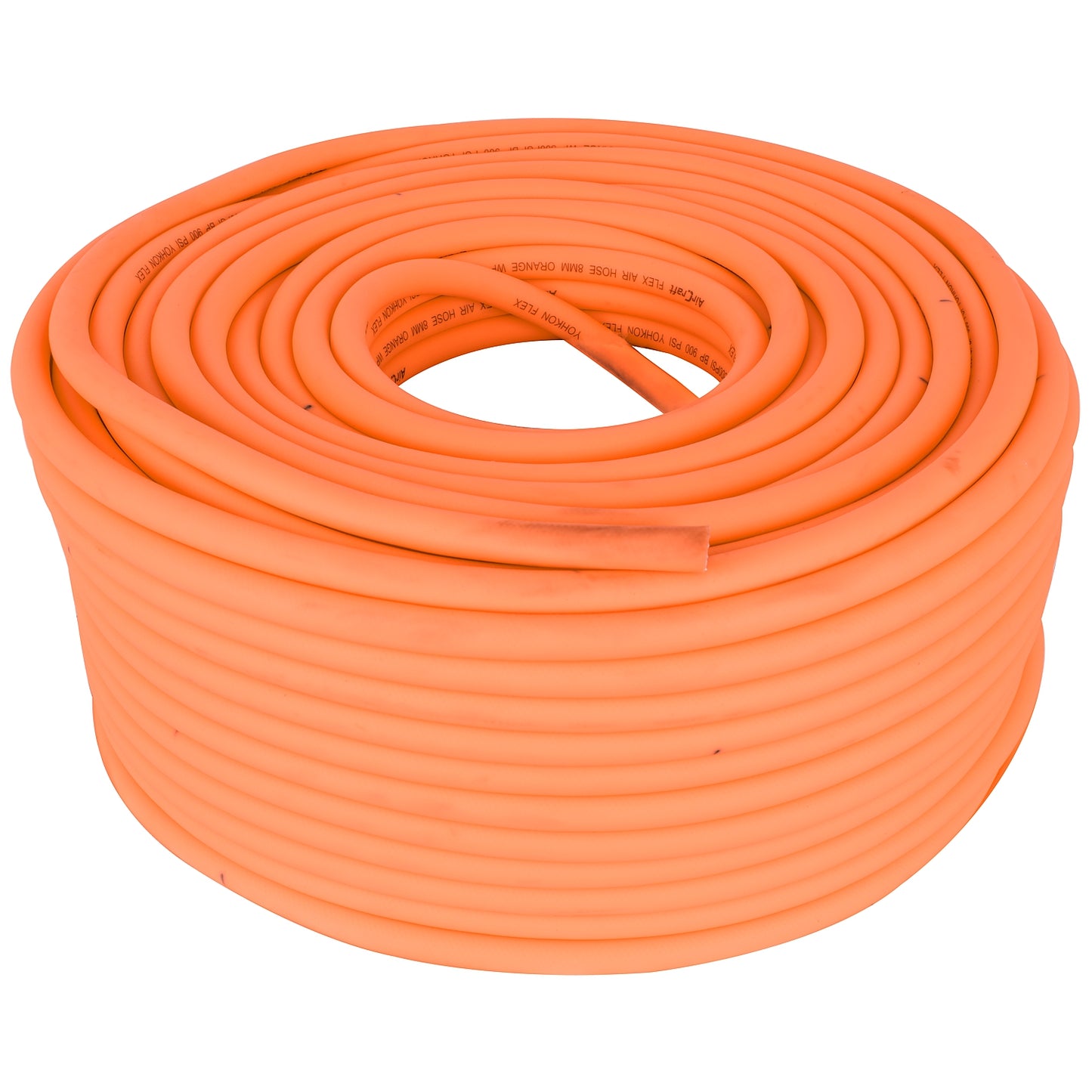 Aircraft Flex Air Hose 8Mm X 100M Orange Wp300 Psi Bp 900 Psi Yohkon Flex