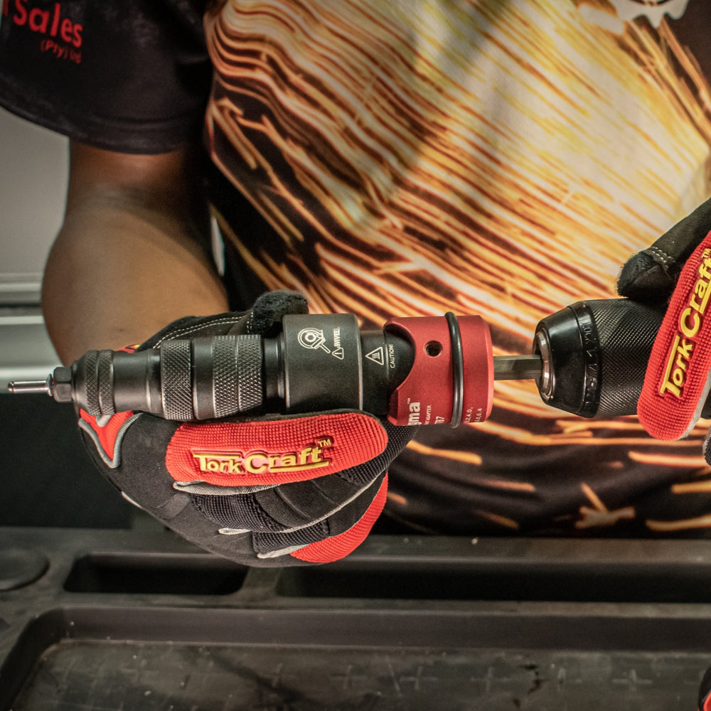Special - Tork Craft Drill Pop Riveter - Pop Rivet Sizes 2.4Mm/3.2Mm/4.0Mm/4.8Mm With Handl