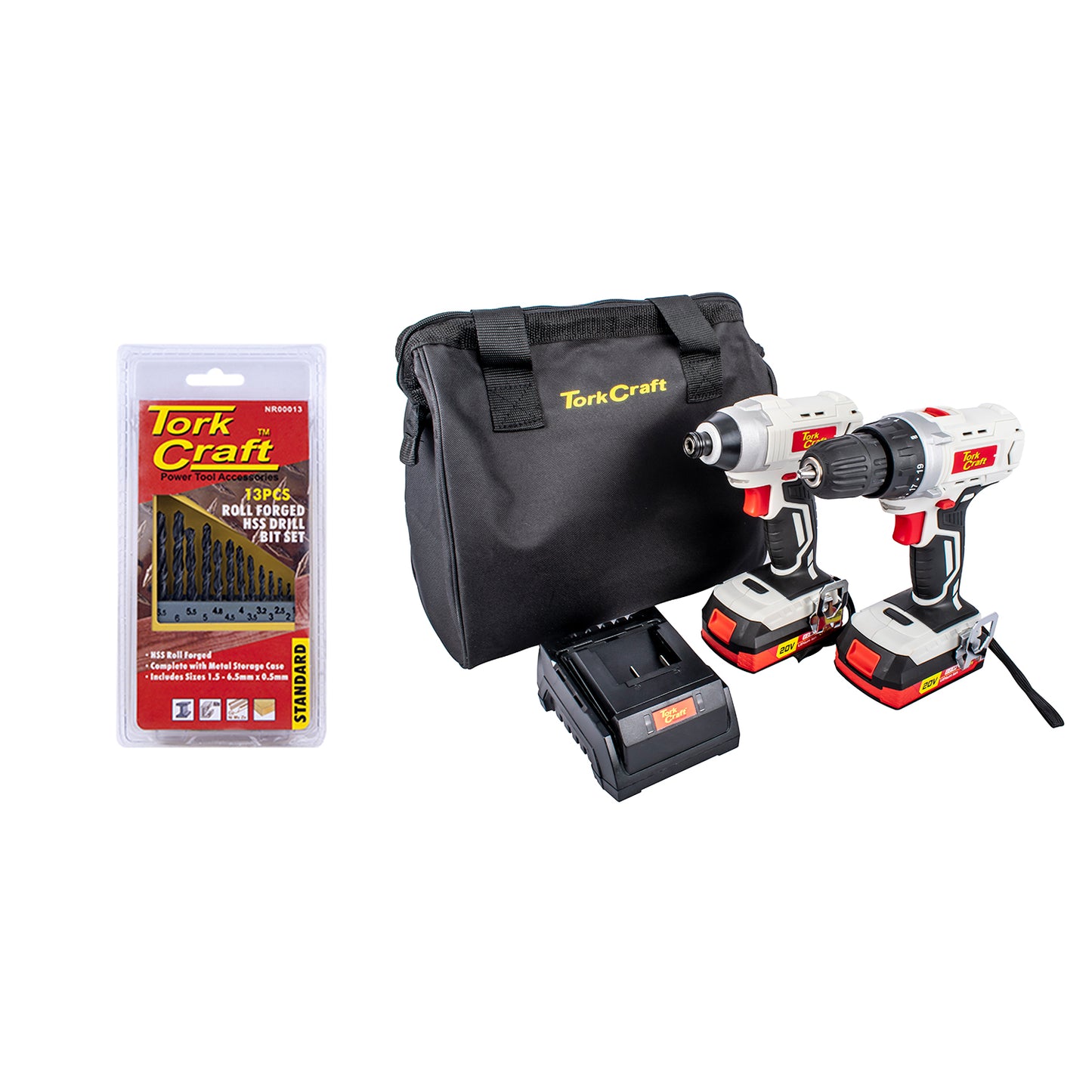 Tork Craft Drill & Impact Drivertc20002 With Nr00013