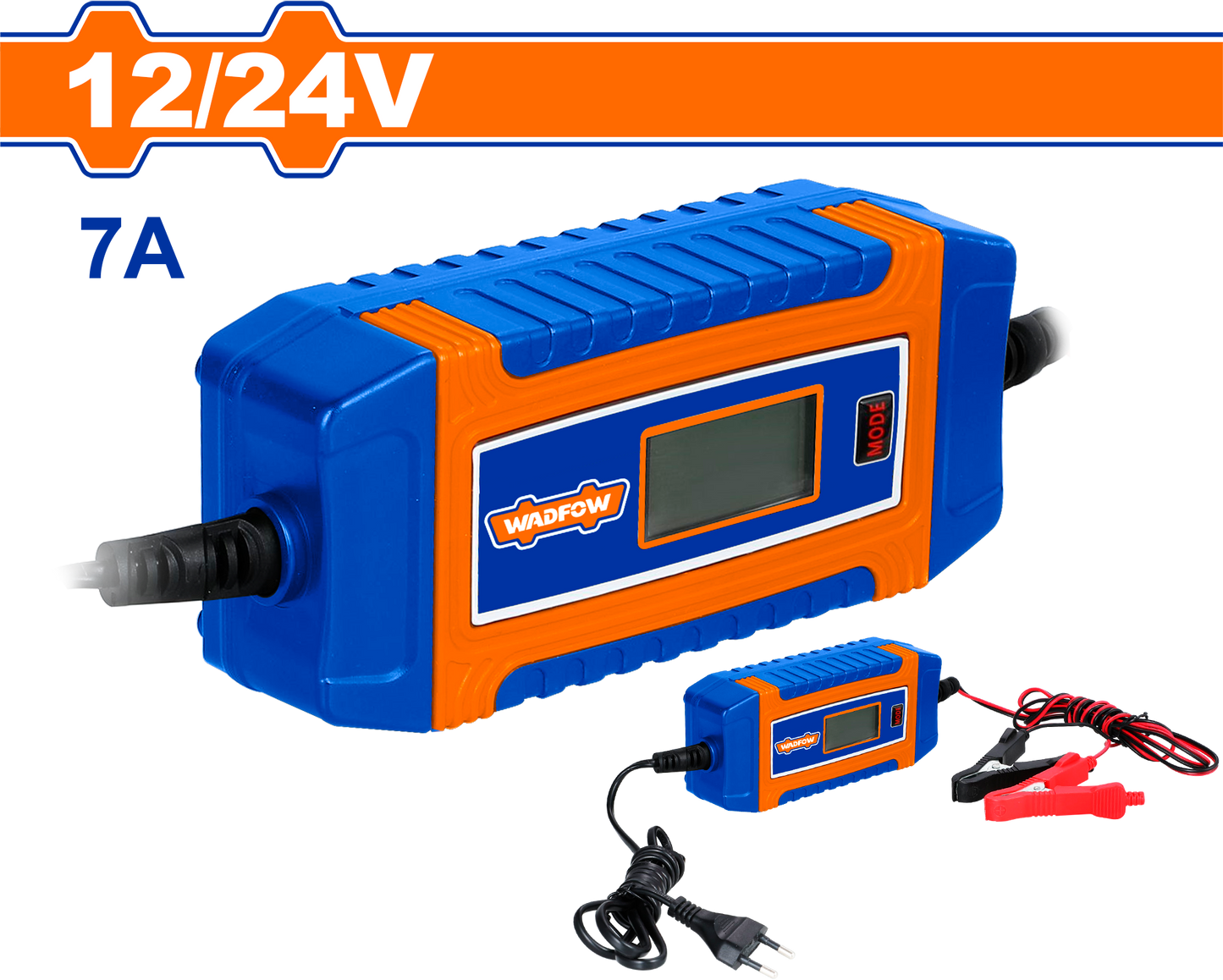 Wadfow Battery charger 12/24V 7A