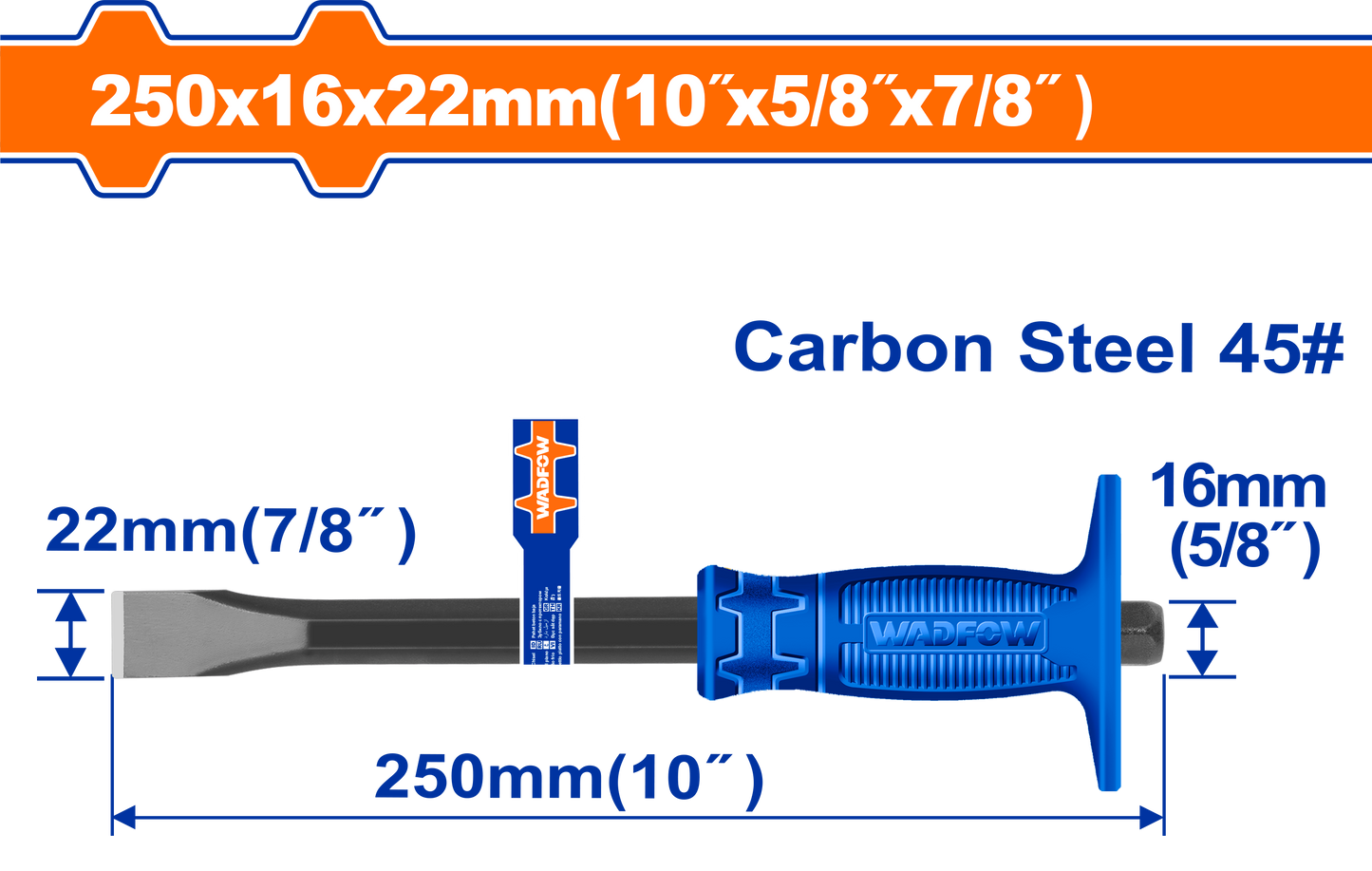 Wadfow Cold chisel 250mm WCC1301