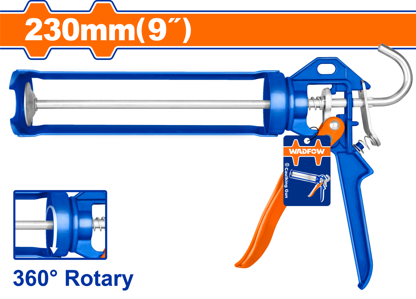 Wadfow Caulking gun 9" WCG4109