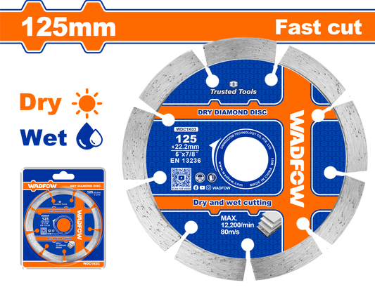 Wadfow Dry diamond disc 125mm WDC1K03