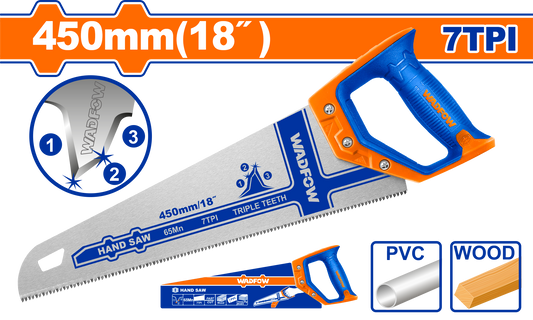 Wadfow Hand saw 450mm WHW8G18