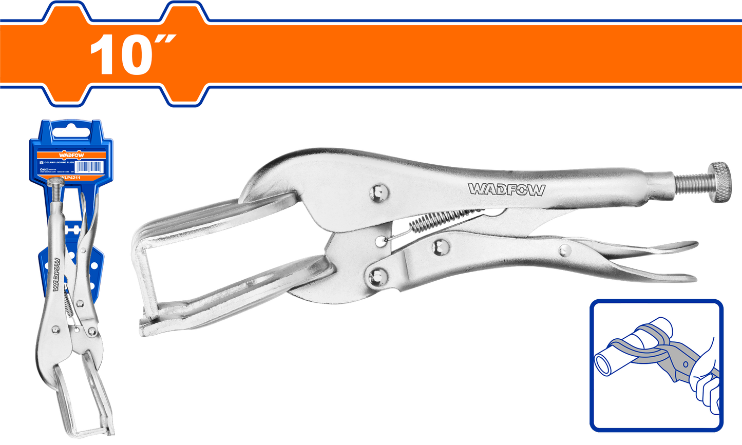 Wadfow Welding plier 10" WLP6210