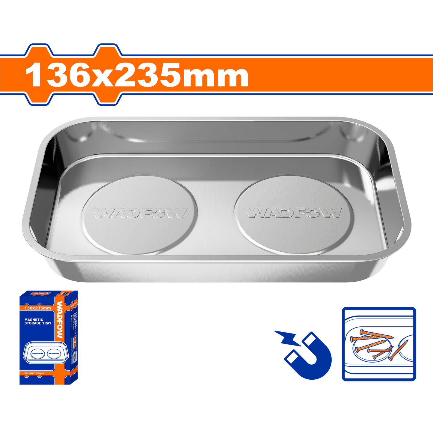 Wadfow Magnetic storage tray WMC6002