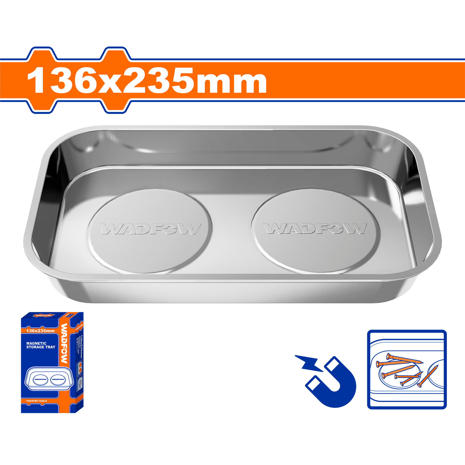 Wadfow Magnetic storage tray WMC6002