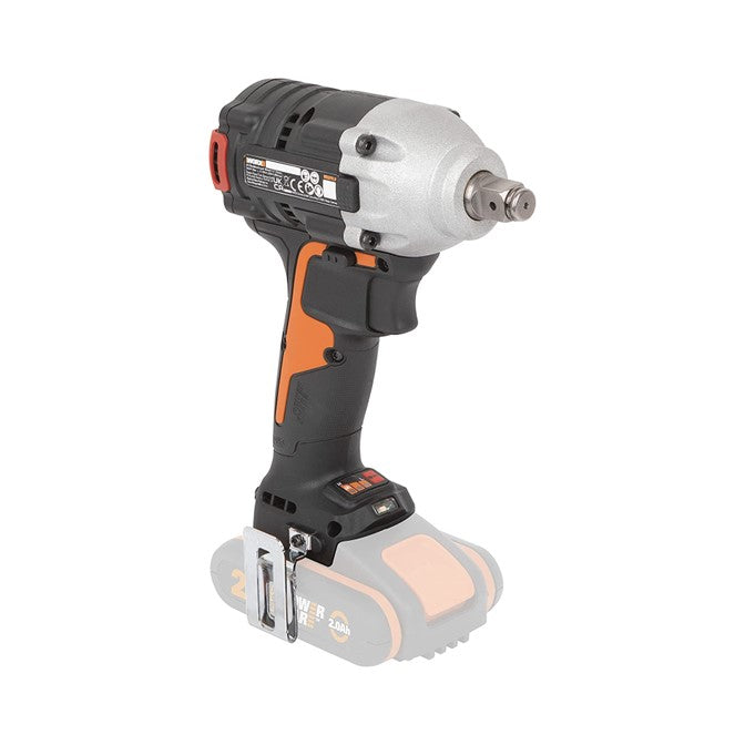 WORX NITRO Impact Wrench Cordless 1/2" Brushless 300NM 20V | Tool Only