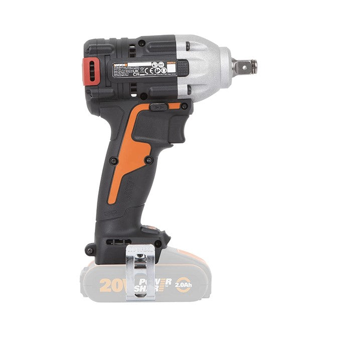 WORX NITRO Impact Wrench Cordless 1/2" Brushless 300NM 20V | Tool Only