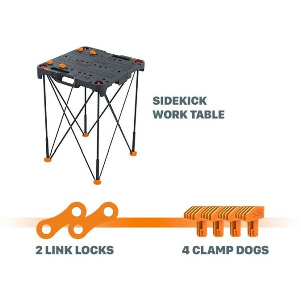 WORX WX066 SIDEKICK Portable Folding Work Table