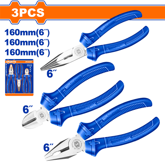 Wadfow 3 Piece pliers set WPS0623
