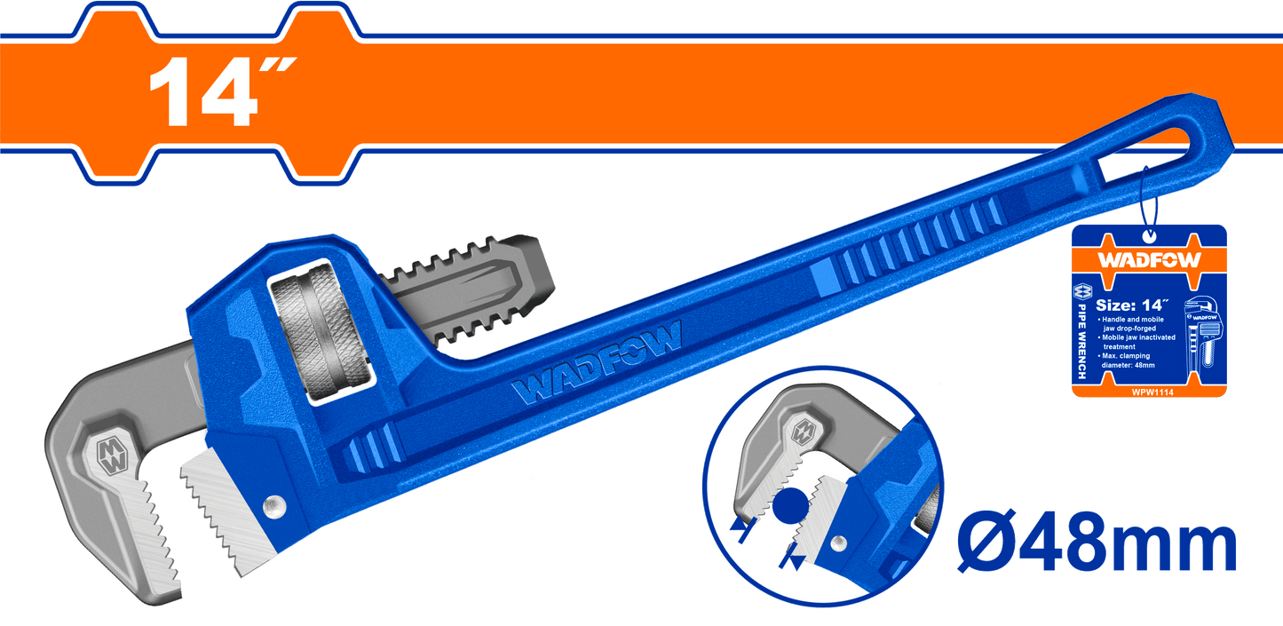 Wadfow Pipe wrench 14" WPW1114