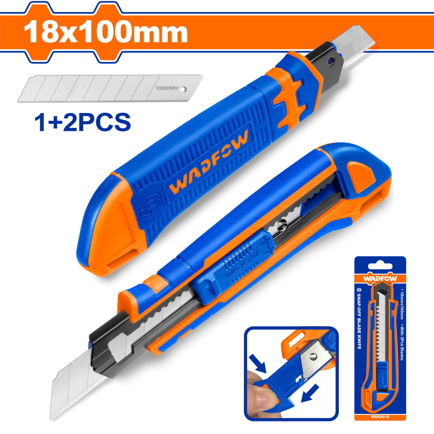 Wadfow Snap-off blade knife 170mm WSK8618