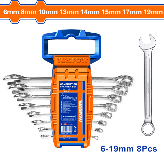Wadfow Combination spanner set 8 Piece WSP1208
