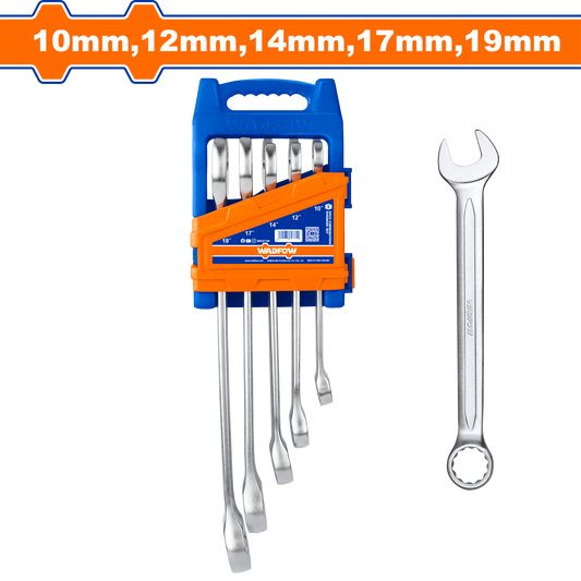 Wadfow Combination spanner set 5 Piece WSP1215