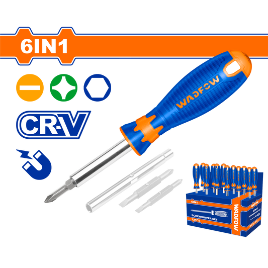 Wadfow 6 In 1 screwdriver set WSS5506