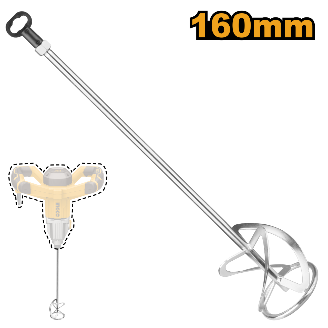 Ingco Mix Paddle 160mm