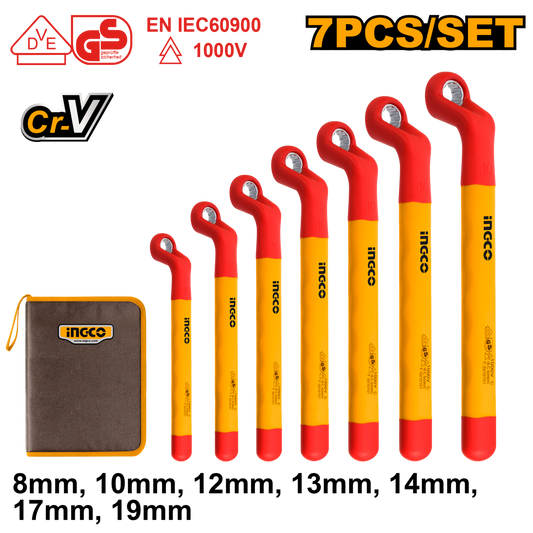 Ingco 7 Pieces insulated ring wrench set